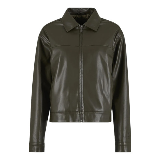 Karl Kani Γυναικείο μπουφάν OG PU Leather Boxy Jacket